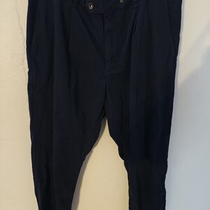 rag & bone Men's Pleated Navy Chinos